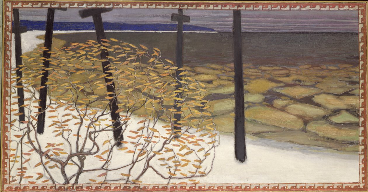 Automne, les cinq croix - Akseli Valdemar Gallen Kallela