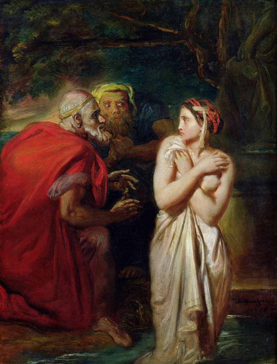 Suzanne et les vieillards, 1856 - Théodore Chassériau