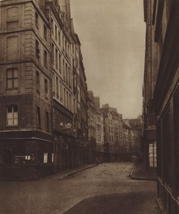 La rue de la Ferronnerie, prise de la rue de la Reynie, le commencement de la rue subsiste encore