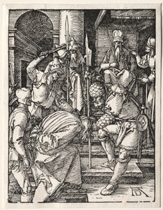 La Petite Passion : Christ devant Anne, 1509-1511