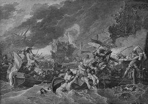 La Bataille de La Hogue, vers 1781