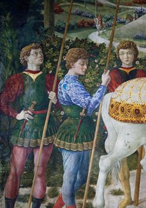La Procession des Mages, (détail)