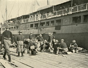 13e Infanterie au petit déjeuner, Guerre hispano-américaine, 11 juin 1898