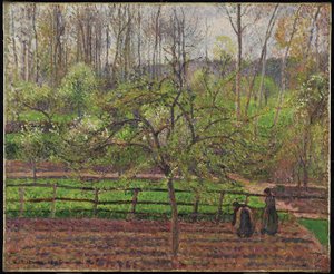 Printemps, temps gris, Éragny, 1895