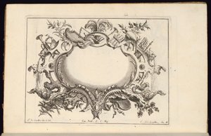 Cartouche avec Instruments de Musique, Livre de Cartouches Réguliers