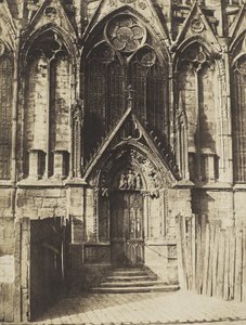 La Porte Rouge, portail nord de la cathédrale Notre-Dame, Paris