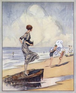 Scène de plage, affiche pour Kodak
