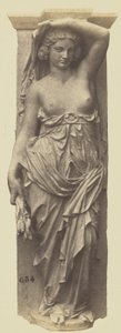 Caryatide par Victor Vilain, décoration du Louvre, Paris