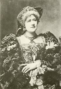 Mlle Ellen Terry en Reine Katherine (gravure)