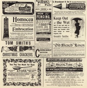 Publicité du numéro de Noël de The Graphic 1897