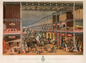 Le Département Étranger Vu depuis le Transept, Grande Exposition, 1851