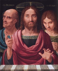 Salvator Mundi entre les saints Pierre et Jean, c.1507