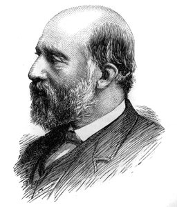 Portrait de François Ferdinand Philippe, Prince de Joinville (1818-1900). Gravure dans "Le Monde Illustré", 26 juin 1886
