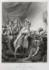 LOUIS IX, Saint Louis, de France (gravure)