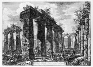Vue des temples de Paestum