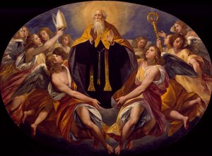 Saint Benoît en gloire par Giuseppe Cesari