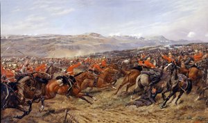 La charge de la brigade lourde à la bataille de Balaclava, 25 octobre 1854, 1897
