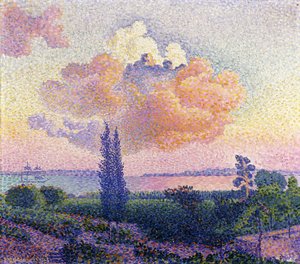 Nuages roses