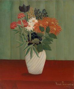 Bouquet de fleurs avec des asters de Chine et des tokios, 1910