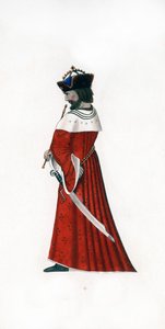 Tenue masculine, vers 1480, 1843
