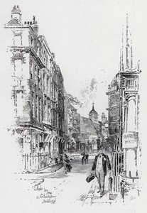 Staple Inn depuis Southampton Buildings (gravure)