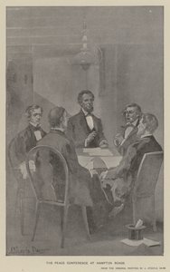 La conférence de paix à Hampton Roads