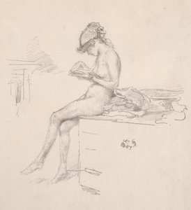 Le Petit Modèle Nu Lisant, 1890