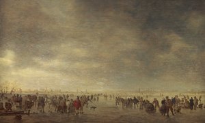 Patineurs sur glace