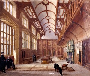 Intérieur de Charterhouse, Londres, 1885