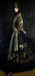 Noisette en noir et or, 1916