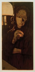 Femme avec une orange / 1901