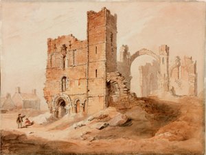 Abbaye de Lindisfarne - Façade ouest