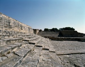 Vue des ruines de Phaistos, 2700-1200 av. J.-C.