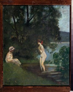 Une baigneuse