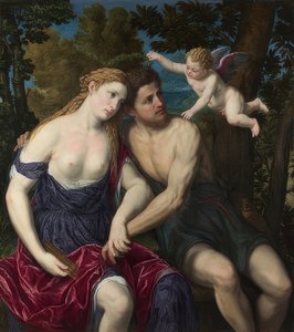 Couple amoureux. 1555-60