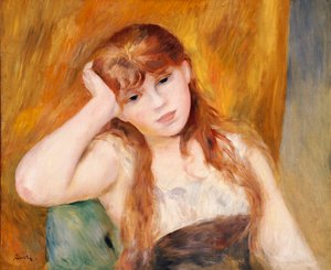 Jeune fille blonde, 1886