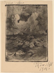 Tempête en mer - Thorvald Simeon Niss