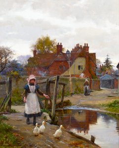 Ramener les canards par le vieux pont, Abingdon