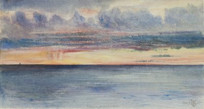 San Remo : lever du soleil, 7h30, 7 décembre 1877 - George Douglas Tinling