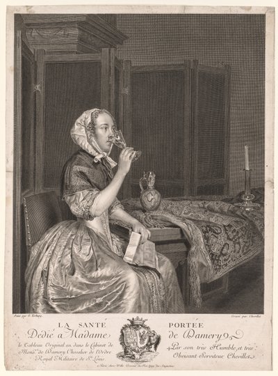 Porter un toast - Gerard ter Borch