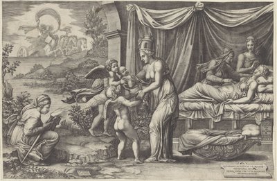 Allégorie de la naissance - Giorgio Ghisi